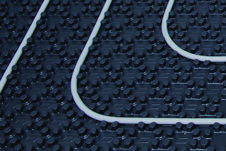 Floor heating panels and pipes